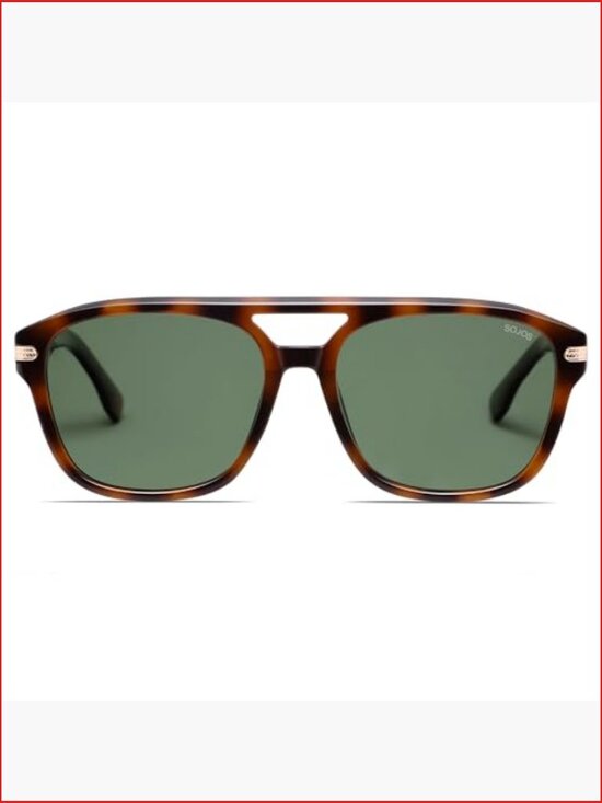 Square Polarized UV400 Sunglasses with TR90 Frame, Microfiber Case, Gift Ready main image 6